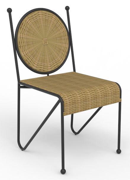 Ziggy Outdoor Dining Chair by Sarah Sherman Samuel, Natural